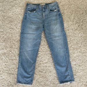 GARAGE high rise straight leg jeans - size 7